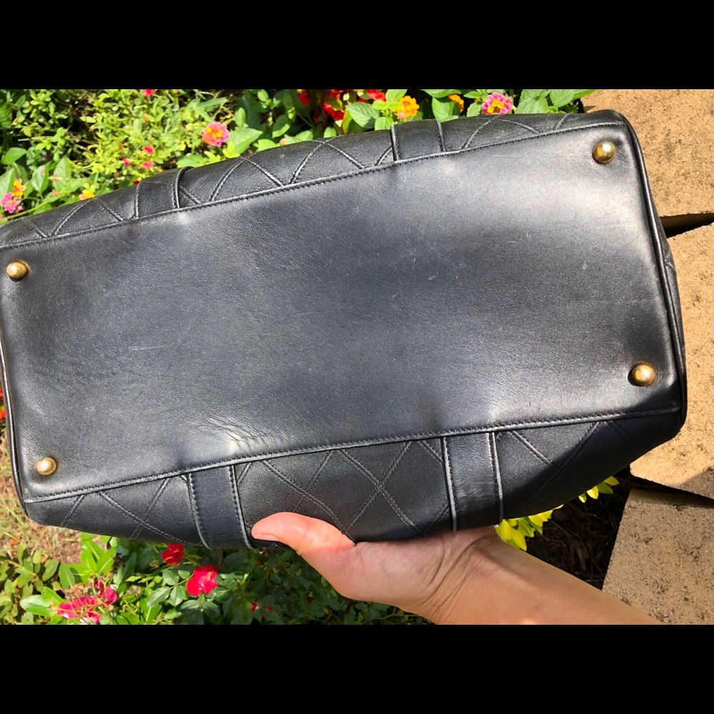 Chanel Vintage Quilted Lambskin Boston Bag - Picture 8 of 8
